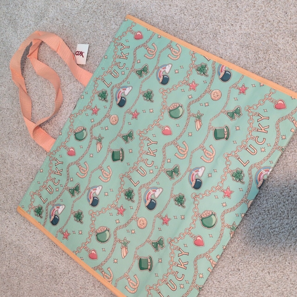 Homegoods TJMaxx Marshalls Viral St Patrick’s Day Print Tote Bags NWT Recycled